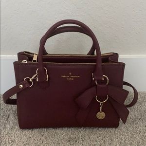 Theaha Premium Paris Purse Burgundy Anthropologie